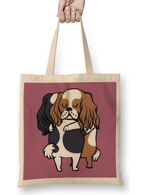 Humuts Cavalier King Charles Spaniel Hugs Bez Çanta Uzun Saplı