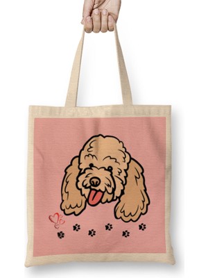 Humuts Funny Dog Lover Gift For Women Men Bez Çanta Uzun Saplı