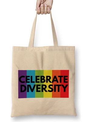 Humuts Rainbow Celebrate Diversity Bez Çanta Uzun Saplı