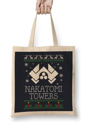 Humuts Die Hard Nakatomi Towers Christmas Bez Çanta Uzun Saplı