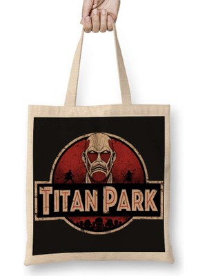 Attack On Titan Titan Park Bez Çanta Uzun Saplı