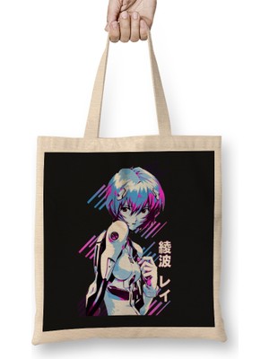 Humuts Rei Ayanami 014 Bez Çanta Uzun Saplı