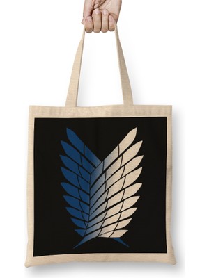 Humuts Shingeki No Kyojin Attack On Titan Anim Bez Çanta Uzun Saplı