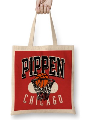 Vintage 90's Basketball Chicago Bulls Pippen Bez Çanta Uzun Saplı