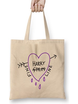 Humuts Harry Styles Inspired Harry Styles Gucci Fine Line Harry Styles Tee Fine Line Gucci 04 Bez Çanta Uzun Saplı