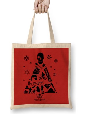 Humuts Goonies Christmas Tree Silhouette Bez Çanta Uzun Saplı