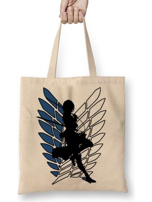 Humuts Attack On Titan Mikasa Bez Çanta Uzun Saplı