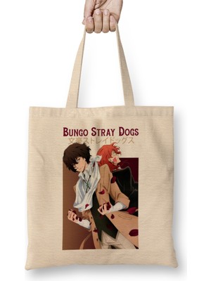 Bungou Stray Dogs Anime Osamu Dazai x Chuuya Nakahara Bez Çanta Uzun Saplı