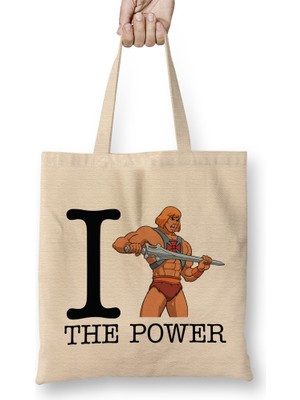 He Man I Love The Power Masters Of Universe Bez Çanta Uzun Saplı