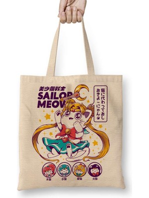 Humuts Sailor Bez Çanta Uzun Saplı
