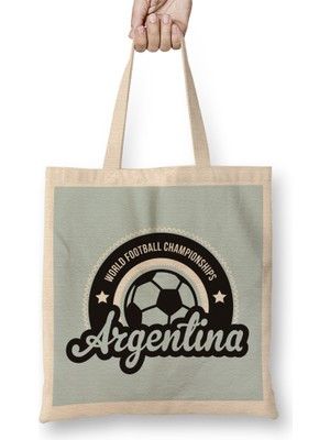 Humuts Argentina Sunrise World Football Championship 2018 Bez Çanta Uzun Saplı