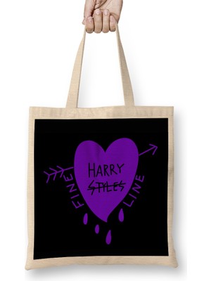 Humuts Harry Styles Inspired Harry Styles Gucci Fine Line Harry Styles Tee Fine Line Gucci 04 Bez Çanta Uzun Saplı