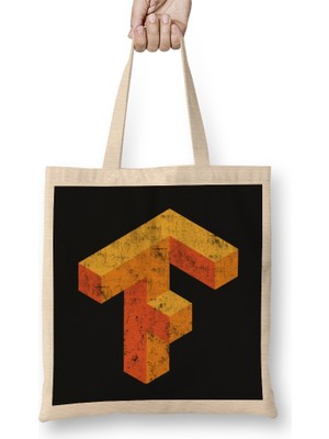 Vintage Retro Sunset Disneyland Hakuna Matata Bez Çanta Uzun Saplı