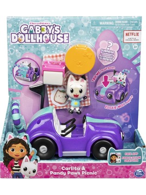 Spin Master Gabby's Dollhouse Carlita ve Pandy Poek Piknik Seti 6062145