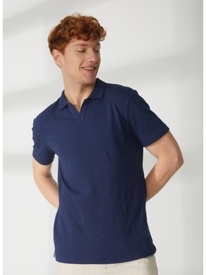 At.p.co Lacivert Erkek Polo T-Shirt A265P82748-