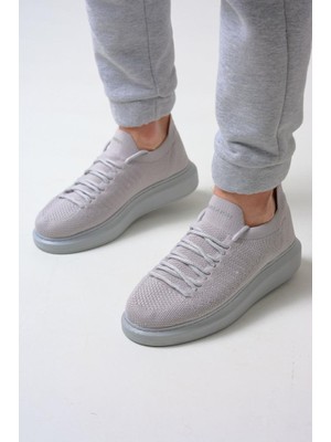 Bpm Chekich CH307 Triko Erkek Ayakkabı Gri