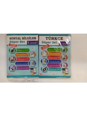 Ata 5. Sınıf Türkçe Süper Set-Yeni Nesil Soru Ilaveli + Sosyalbilimler Ikili Set