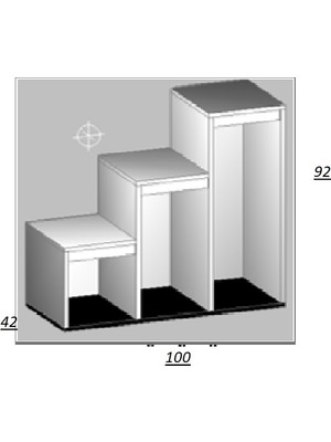 Oyuncak Dolabı Mdf Merdiven-3