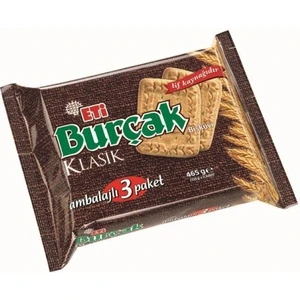Burçak Bisküvi 3’lü 393 gr x 4 Adet
