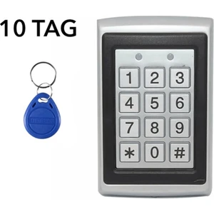 Metal Kasa RFID Şifreli Kapı Sistemi + Manyetik Anahtarlık