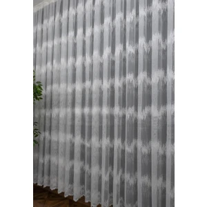 Zigzag Desen  Taç Tül Perde Modern  Tarz Tasarım  Tül 2 Kat Pileli