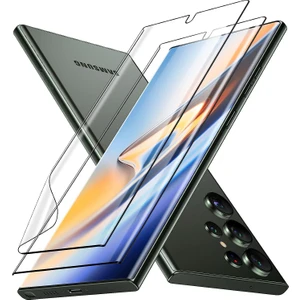 Samsung Galaxy S23 Ultra Ekran Koruyucu Kolay Uygulama Aparatlı Easy Body Nano Esnek Ekran Koruyucu
