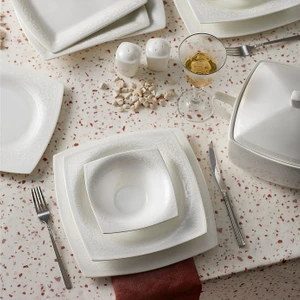 Fine Pearl Roma 62 Parça 12 Kişilik İnci Yemek Takımı
