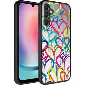 Samsung Galaxy A34 Kılıf Aynalı Desen Serisi