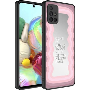 Samsung Galaxy A71 Kılıf Aynalı Desen Serisi