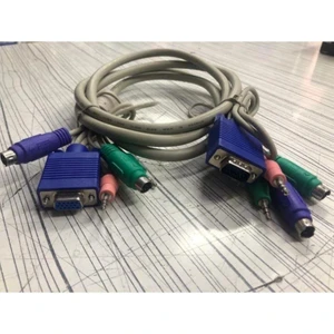 2 Metre Dişi Erkek Kvm Kablo 2 Metre Erkek Dişi Kvm Kablo