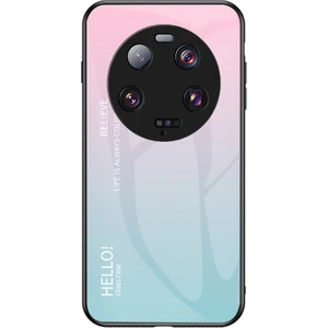 LR Joyful Xiaomi 13 Ultra Gradyan Temsilli Cam Telefon Kılıfı Pc+Tpu Çizgiye Karşı Kapak (Yurt Dışından)