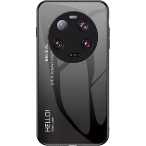 LR Joyful Xiaomi 13 Ultra Gradyan Temsilli Cam Telefon Kılıfı Pc+Tpu Çizgiye Karşı Kapak (Yurt Dışından)