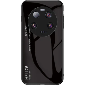 LR Joyful Xiaomi 13 Ultra Gradyan Temsilli Cam Telefon Kılıfı Pc+Tpu Çizgiye Karşı Kapak (Yurt Dışından)