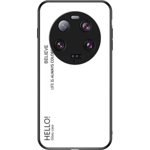 LR Joyful Xiaomi 13 Ultra Gradyan Temsilli Cam Telefon Kılıfı Pc+Tpu Çizgiye Karşı Kapak (Yurt Dışından)