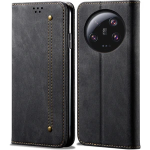 LR Joyful Xiaomi 13 Ultra Cüzdan Stand Pu Deri Kılıf Kot Ceza Doku Cep Telefonu Kapağı (Yurt Dışından)