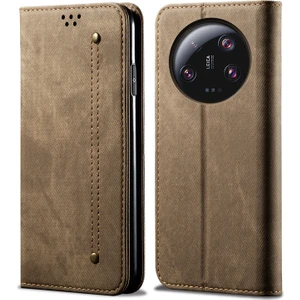 LR Joyful Xiaomi 13 Ultra Cüzdan Stand Pu Deri Kılıf Kot Ceza Doku Cep Telefonu Kapağı (Yurt Dışından)
