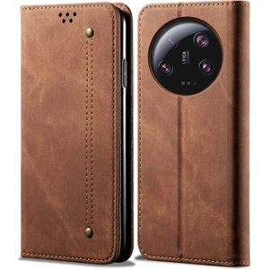LR Joyful Xiaomi 13 Ultra Cüzdan Stand Pu Deri Kılıf Kot Ceza Doku Cep Telefonu Kapağı (Yurt Dışından)
