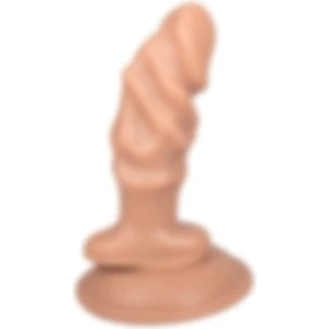 Hızlıexpress Realistik Silikon 11.5 cm Anal Plug Vantuzlu G-Spot Anal Tıkaç
