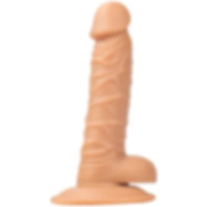Hızlıexpress Realistik 18 cm Vantuzlu Damarlı Ten Dokusunda Süper Yapay Dildo