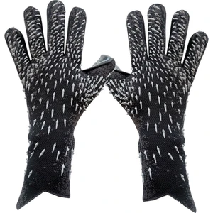 Elamco Global Profesyonel Silikon Lateks Su Geçirmez Kaymaz Futbol Kaleci Eldiveni - Siyah / Beyaz (Yurt Dışından)