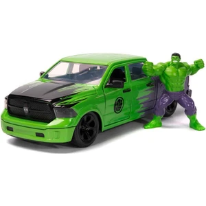 Jada Toys 1:24 Marvel Avengers 2014 Ram 1500 Pickup Model Araba ve Hulk Figür