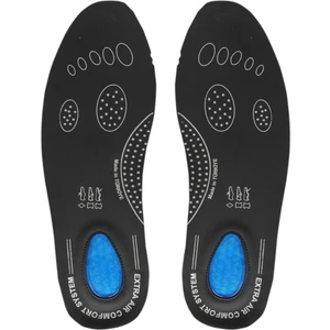 Black Vein Air Confort Fusped Jel Takviyeli Ortopedik Deri Tabanlık