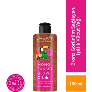 URBAN Care Summer Body-Monoi Yağı İçeren,Bronz Görünüm Veren Işıltılı Vücut Yağı-Vegan-150ML