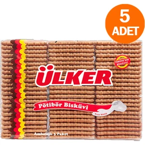 Pötibor Bisküvi Sade 450 gr x 5 Adet