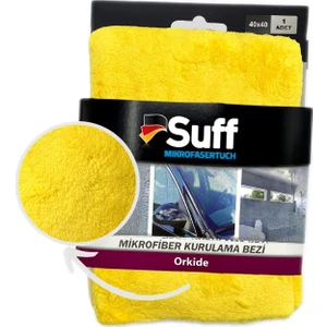 Kurulama/Oto Pasta/Cila Bezi - Orkide Mikrofiber Sarı Temizlik Bezi (40x40cm)