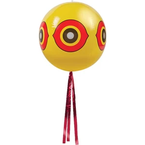 Kuş Kaçırıcı Balon Büyük Boy Parlak Gözler Kovucu Şeritli Dayanıklı Malzeme
