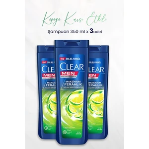 Men Kepeğe Karşı Etkili Şampuan Maksimum Ferahlık Limon Özlü 350 ml x 3 Adet