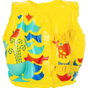 3-6 Yaş Çocuk Yüzme Yeleği Swimvest Şişme Yüzücü Havuz Yelek Can Yeleği Sarı 41X30 cm