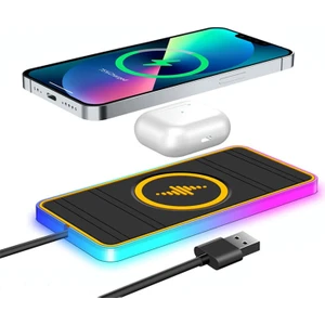 Araç Içi 15W Rgb Wireless Kablosuz Şarj AL3911