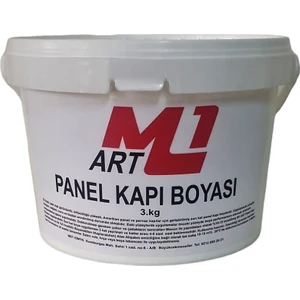 M1 Art Beyaz Su Bazlı Panel Kapı Boyası 3 kg
